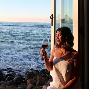 White Linen Strapless Dress